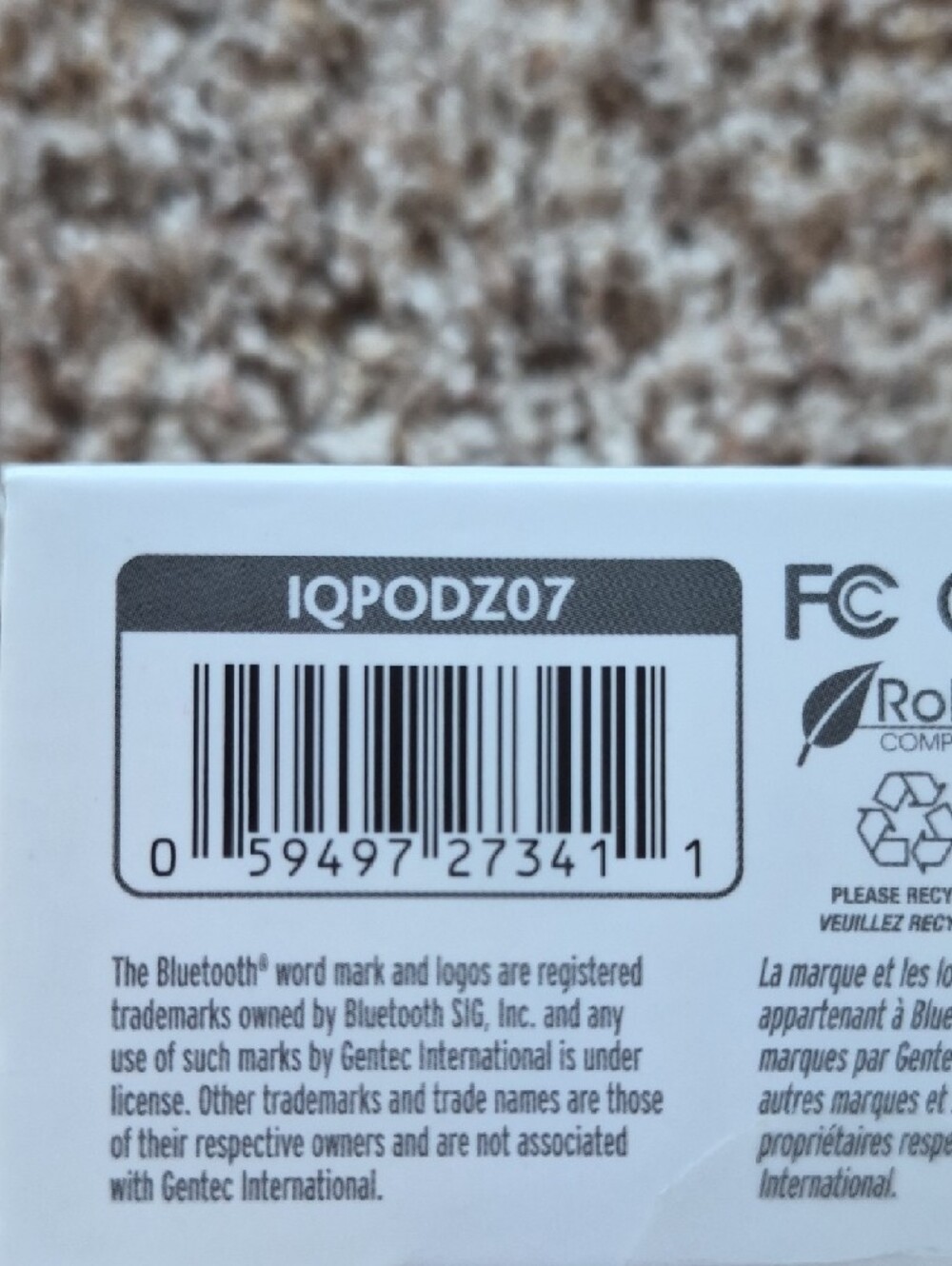 iQ budz 07 True Wireless Earbuds - Black, Nwt - Picture 7 of 7